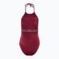 Moteriškas vientisas maudymosi kostiumėlis Calvin Klein KW0KW02733 High Neck - RP plum gaze 2