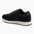 Moteriški batai Calvin Klein YW0YW01888 Retro Runner Low Laceup Canvas black/bright white 3
