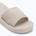 Moteriškos šlepetės Calvin Klein YW0YW01725 Beach Wedge Slide Canvas eggshell 7