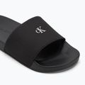 Moteriškos šlepetės Calvin Klein YW0YW01713 Slide Monogram Hardware triple black 7