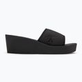Moteriškos šlepetės Calvin Klein YW0YW01725 Beach Wedge Slide Canvas triple black 2