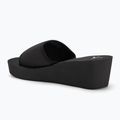 Moteriškos šlepetės Calvin Klein YW0YW01725 Beach Wedge Slide Canvas triple black 3