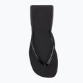 Moteriškos šlepetės per pirštą Calvin Klein YW0YW01716 Sq Low Wedge Sandal Stitch triple black 5