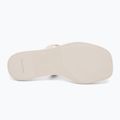 Moteriškos šlepetės Calvin Klein HW0HW02417 Double Bar Slide - Jelly turtle dove 4