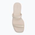 Moteriškos šlepetės Calvin Klein HW0HW02417 Double Bar Slide - Jelly turtle dove 5