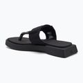 Moteriškos šlepetės per pirštą Calvin Klein YW0YW01717 Sq Low Wedge Sandal Rope triple black 3