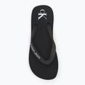Moteriškos šlepetės per pirštą Calvin Klein YW0YW01829 Beach Sandal Transparent Tpu black 5