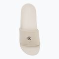 Moteriškos šlepetės Calvin Klein YW0YW01713 Slide Monogram Hardware turtle dove 5