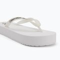 Moteriškos šlepetės per pirštą Calvin Klein YW0YW01830 Beach Sandal Flatform Tpu bright white/black 7