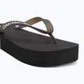 Moteriškos šlepetės per pirštą Calvin Klein YW0YW01830 Beach Sandal Flatform Tpu black/bright white 7