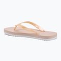 Moteriškos šlepetės per pirštą Calvin Klein YW0YW01720 Thong+ Tpu Metallic whisper pink/bright white 3
