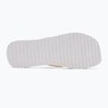 Moteriškos šlepetės per pirštą Calvin Klein YW0YW01720 Thong+ Tpu Metallic eggshell/bright white 4