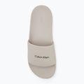 Vyriškos šlepetės Calvin Klein HM0HM01754 Pool Slide Ck Square feather grey 5