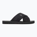 Vyriškos šlepetės Calvin Klein YM0YM01223 Cross Sandal Crxs Tx triple black 2