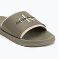 Vyriškos šlepetės Calvin Klein YM0YM00361 Slide Rubber Neoprene Monologo mermaid/eggshell 7