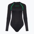 Moteriškas vientisas maudymosi kostiumas Calvin Klein KW0KW02790 Intense Power Move Rashguard One Piece pvh black