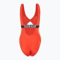 Moteriškas maudymosi kostiumas Calvin Klein KW0KW02746 Intense Power One Piece Fashion Fit flaming chili 2