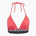Maudymosi kostiumėlio viršus Calvin Klein KW0KW02750 Intense Power Rib Triangle-RP dazzling coral 2
