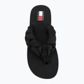 Moteriškos šlepetės per pirštą Tommy Hilfiger Braided Thong black 5