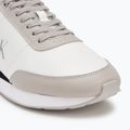 Moteriški batai Calvin Klein YW0YW01942 Retro Runner Lace Up Leather MG bright white/chateau 7