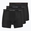 Trumpikės Calvin Klein LV00NB4394 Brief 3 poros black/chalk logo/black/currie