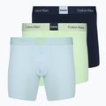 Trumpikės Calvin Klein LV00NB4477 Brief 3 poros patina green/shoreline/iridescent blue