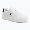 Vyriški batai Calvin Klein YM0YM01435 Classic Cupsole Laceup Leather bright white/navy