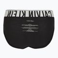 Vyriškos trumpikės Calvin Klein 000NB3607A Hip Brief 3 pairs black w/oatmeal logo/black w/age 7