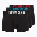 Trumpikės Calvin Klein 000NB3609A Boxer Brief 3 pairs black with oatmeal logo/black with age