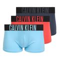 Vyriškos trumpikės Calvin Klein 000NB3775A Trunk 3 pairs ombre bluee/chilly bluee/punch pink