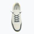 Vyriški batai Calvin Klein YM0YM01457 Chunky Runner Lace Up Sock Knit vaporous white/coal/buttercup 5