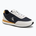 Vyriški batai Calvin Klein YM0YM01361 Retro Runner Ess Mix Mat vaporous white/casual bluee/cooling