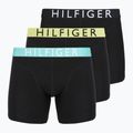 Tommy Hilfiger trumpikės Brief 3 vnt. lemon curd/arctic aqua/juoda
