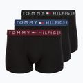 Trumpikės Tommy Hilfiger Trunk WB 3 pairs deep regatta/black/bluee jean