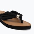 Moteriškos šlepetės per pirštą Tommy Hilfiger Footbed Summer Sandal Leather black 7