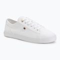 Moteriški sportbačiai Tommy Hilfiger Foxing Sneaker Canvas white