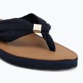 Moteriškos šlepetės per pirštą Tommy Hilfiger Footbed Summer Sandal Leather space blue 7
