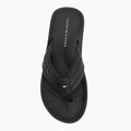 Vyriškos šlepetės per pirštą Tommy Hilfiger Padded Beach black 5