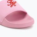 Moteriškos šlepetės Tommy Hilfiger Script Pool rose petal 7