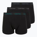 Vyriškos trumpikės Calvin Klein 0000U2662G Trunk 3 pairs of black bodies and wbs with driftwood