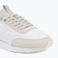 Vyriški batai Calvin Klein YM0YM01414 Retro Runner Sock Laceup Mix mat bright white/light grey 7