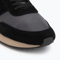 Vyriški batai Calvin Klein HM0HM02212 Retro Runner Bans Leather Suede black/iron gate/amber gold 7