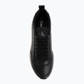 Moteriški batai Calvin Klein HW0HW03118 Retro Runner Sock PANL Leather Neo black/crystal grey 5