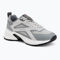 Vyriški batai Calvin Klein HM0HM02220 Hike Runner Stripe Mix Nylon Suede light grey/granite grey
