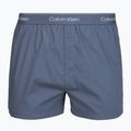 Vyriškos trumpikės Calvin Klein LV00NB4727 Boxer Slim black/prep emblem goji berry/grisai 5