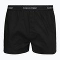 Vyriškos trumpikės Calvin Klein LV00NB4727 Boxer Slim black/prep emblem goji berry/grisai 6