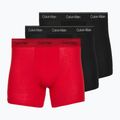 Vyriškos trumpikės Calvin Klein LV00NB4576 Boxer Brief black/goji berry/black