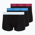 Vyriškos trumpikės Calvin Klein LV00NB4286 Relaxed Fit Trunk black bodies w/ poseidon blue/plein