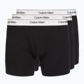 Vyriškos trumpikės Calvin Klein LV00NB4731 Boxer Brief black w/ silver haze wbs