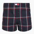 Vyriškos trumpikės Tommy Hilfiger Woven Boxer Print 3 pack rwb foulard/med red/rwb w chck 4